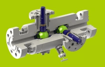 Double ball valve