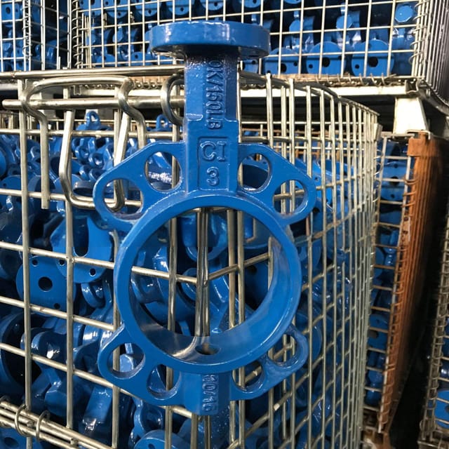Cast iron butterfly valve