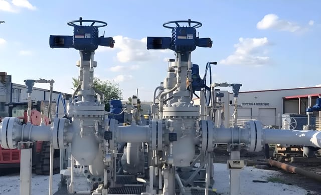 Electric flat gate valve